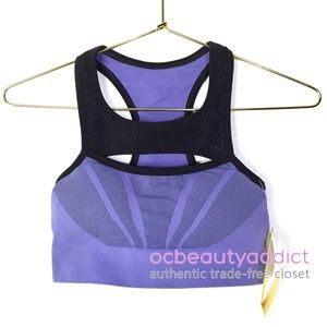 Zella Body Lavender Mesh Racerback Padded Gym Top